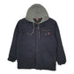 Mens Navy Wrangler Chore Hoodie  Coat