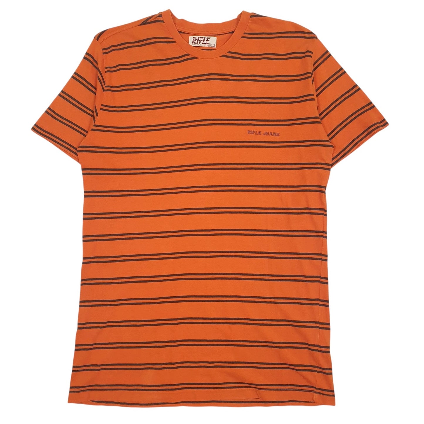 Mens Orange Rifle  Short Sleeve T Shirt
