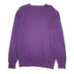 Mens Purple Tommy Hilfiger  V Neck Jumper