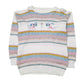 Womens White Unbranded Knit Crewneck Jumper