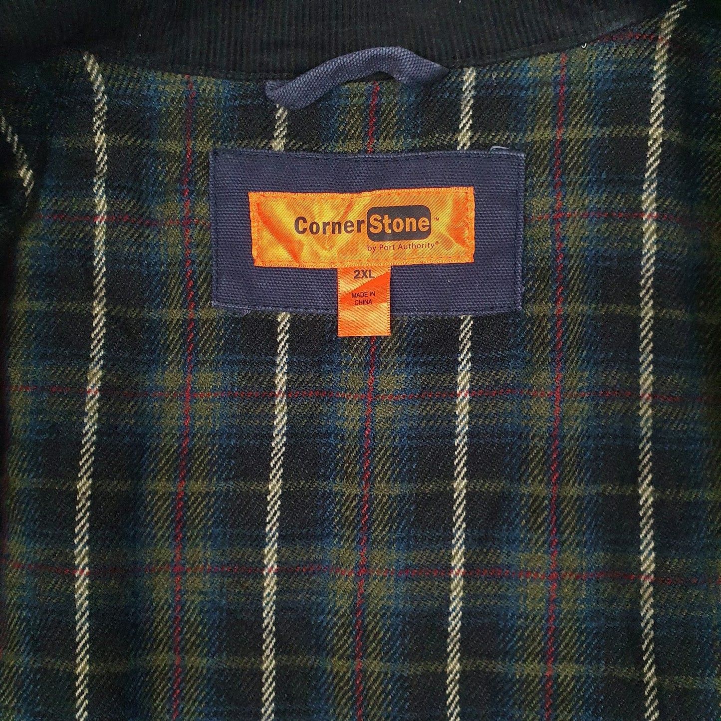 Mens Navy Cornerstone Chore Barn  Coat
