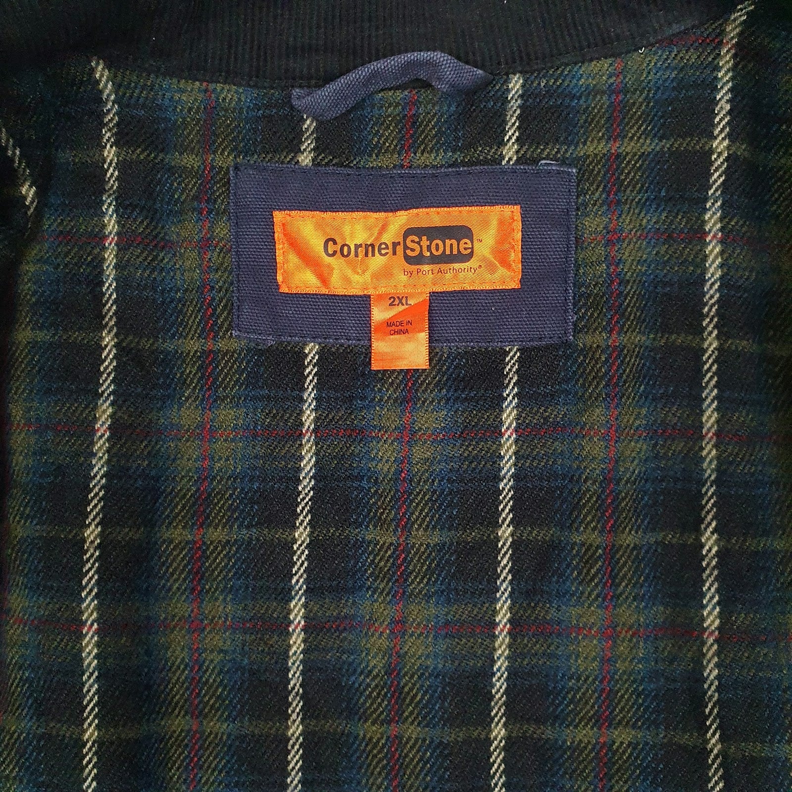 Mens Navy Cornerstone Chore Barn  Coat