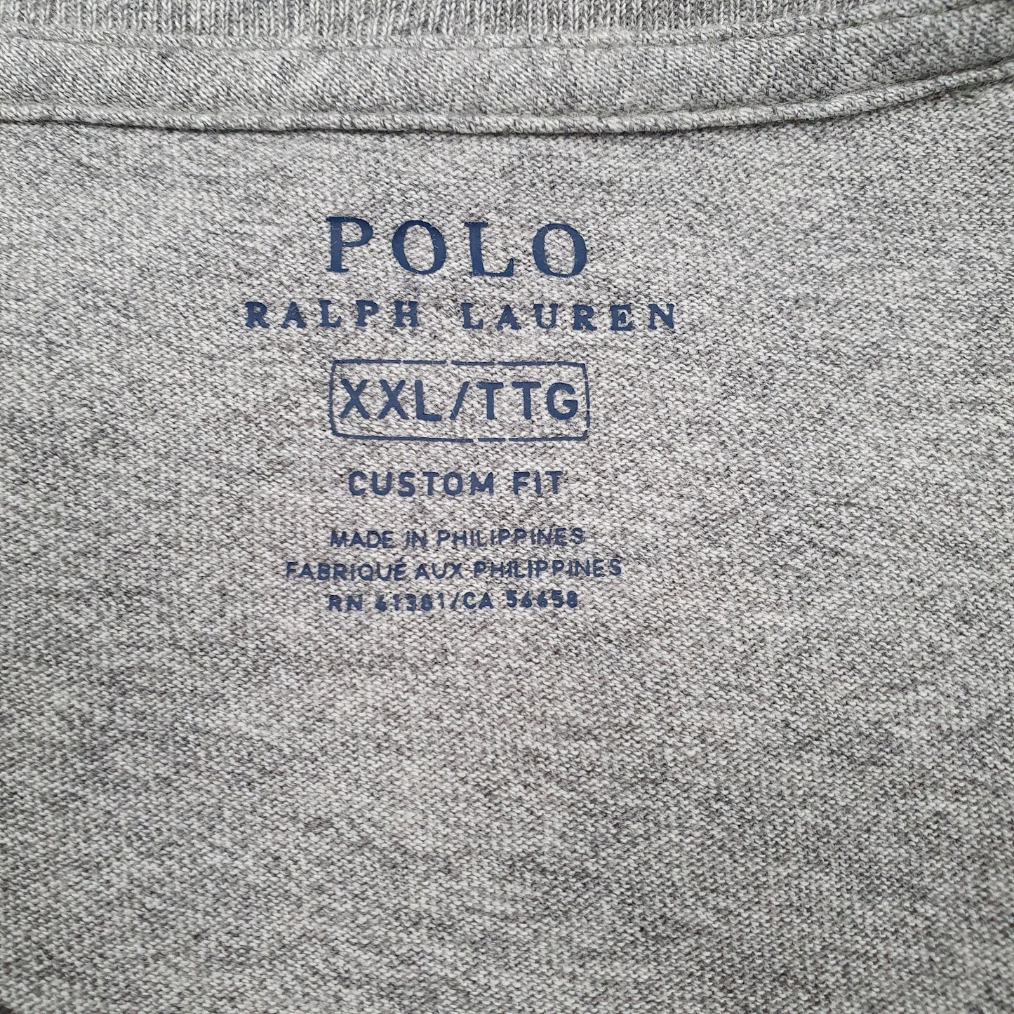 Mens Grey Polo Ralph Lauren   T Shirt