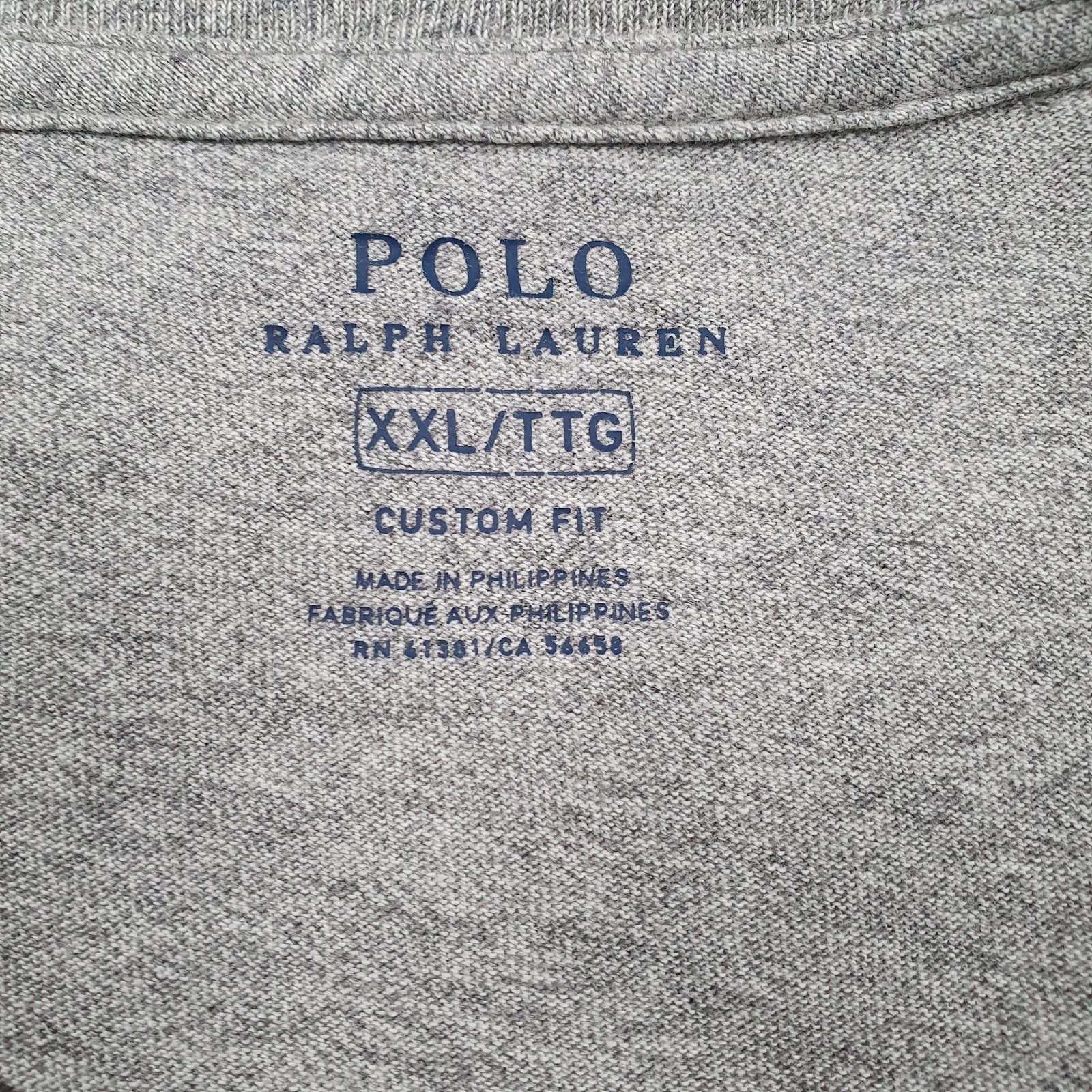 Mens Grey Polo Ralph Lauren   T Shirt