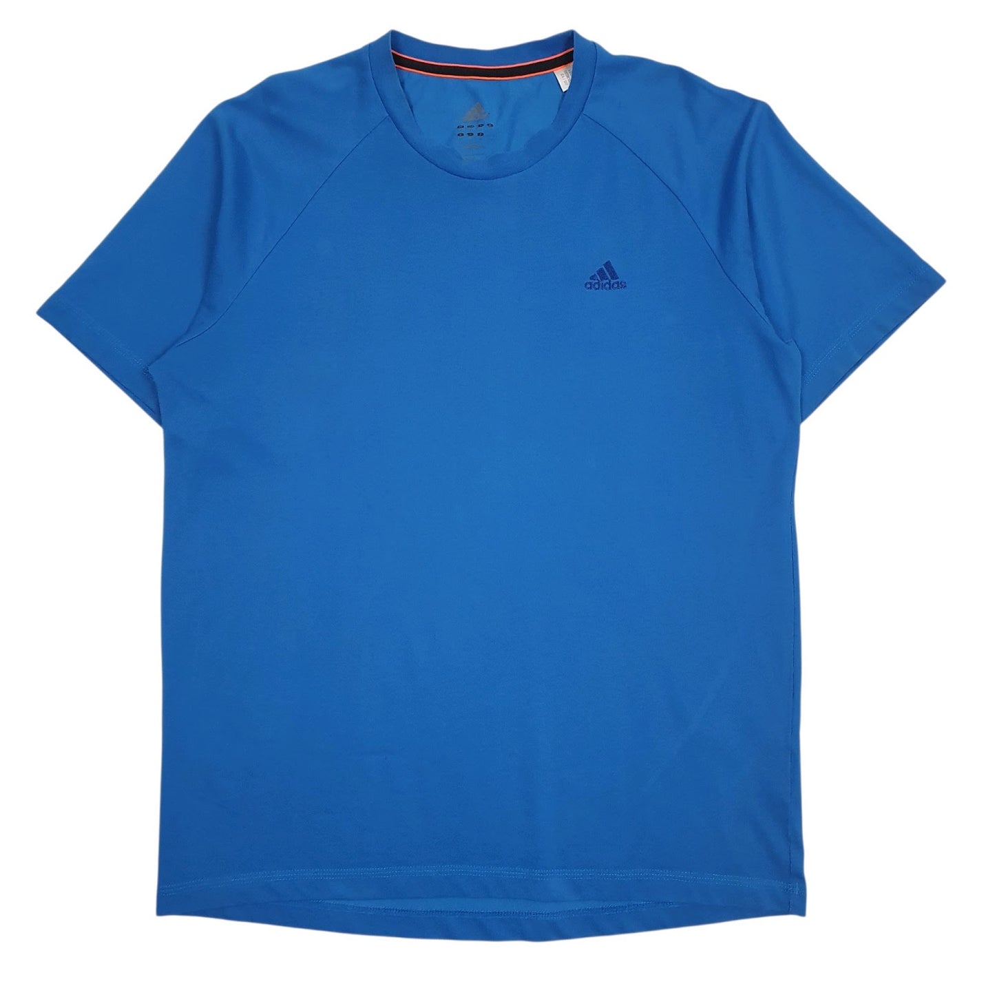 Mens Blue Adidas Climalite Short Sleeve T Shirt