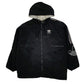 Mens Black Adidas Vintage 90s Windbreaker Crewneck Coat