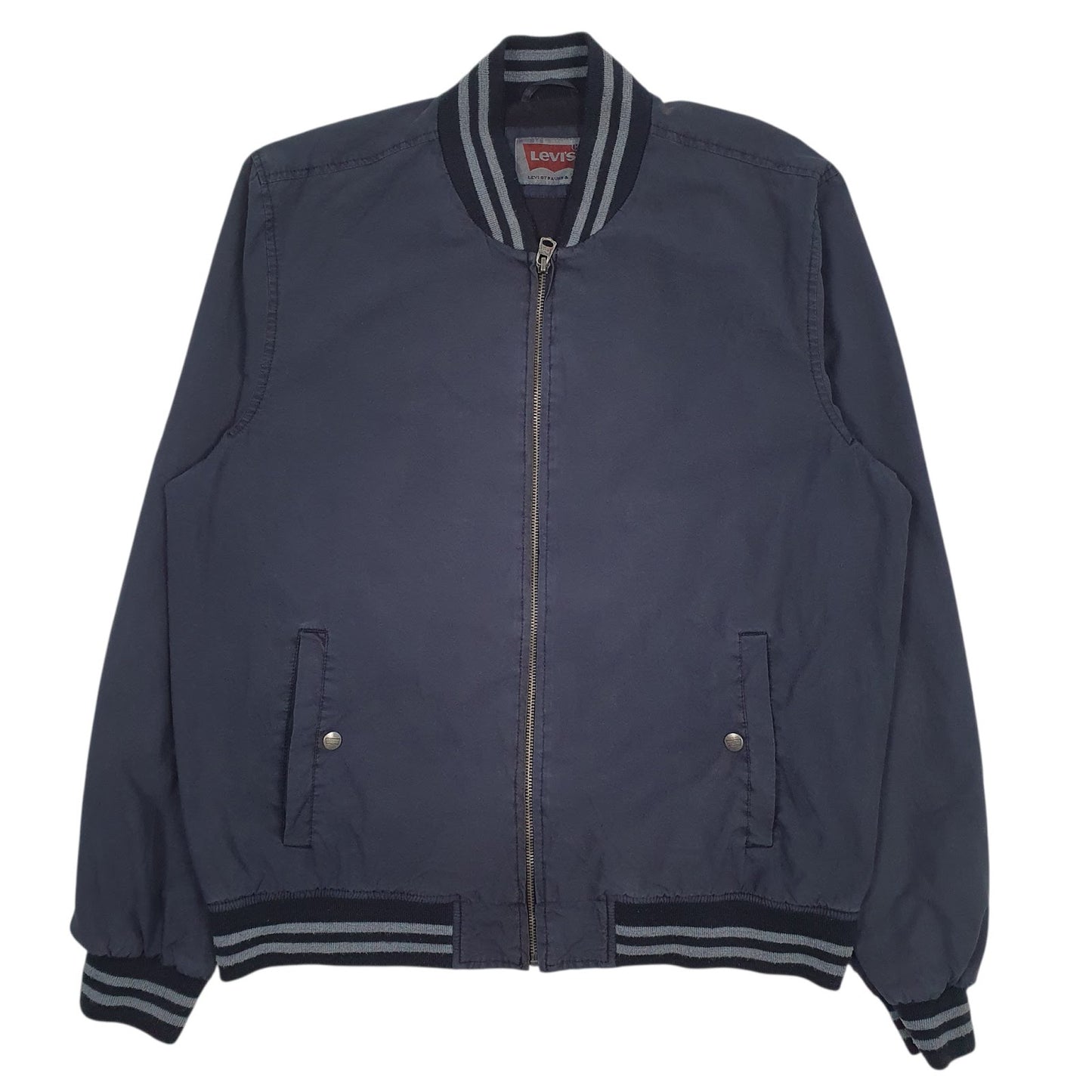 Mens Navy Levis Harrington Crewneck Coat