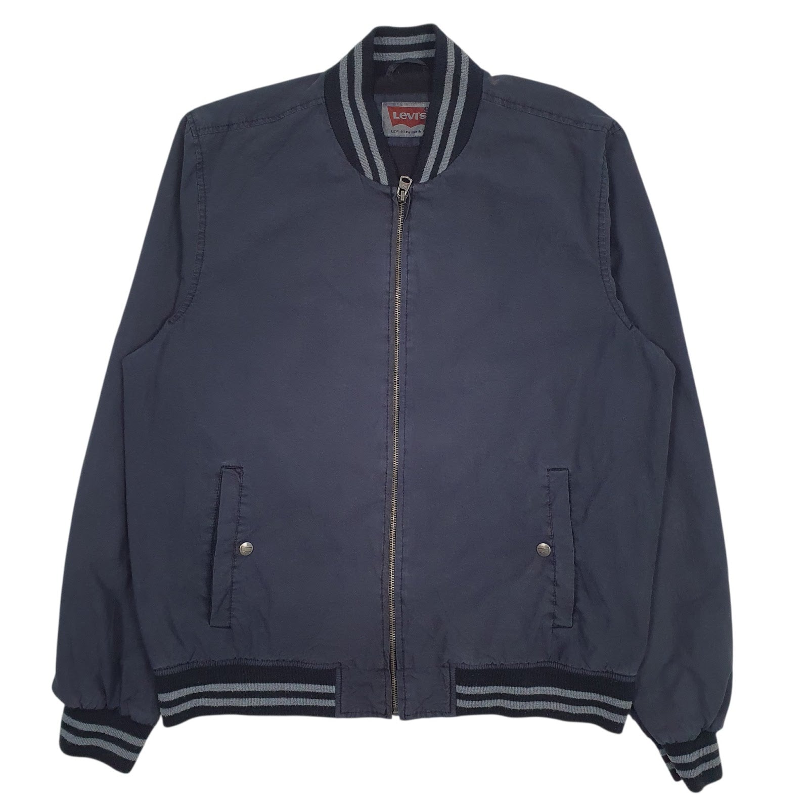 Mens Navy Levis Harrington Crewneck Coat