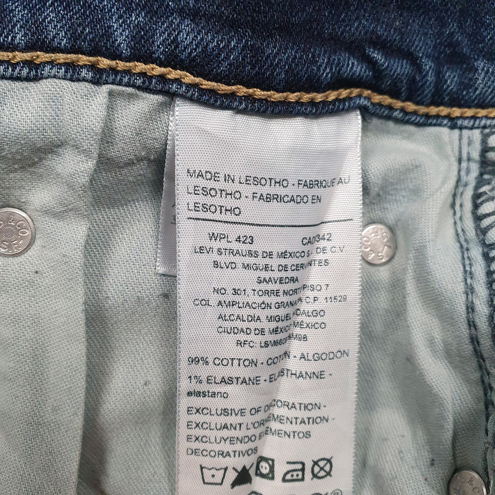 Mens Blue Levis   Jeans