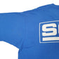 Mens Blue Fruit Of The Loom Vintage 90s Made In USA Full Zip T Shirt