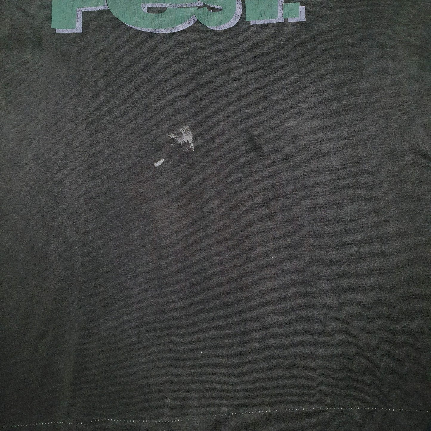 Mens Grey Fruit Of The Loom Slug Fest Vintage 90s Single Stitch  T Shirt