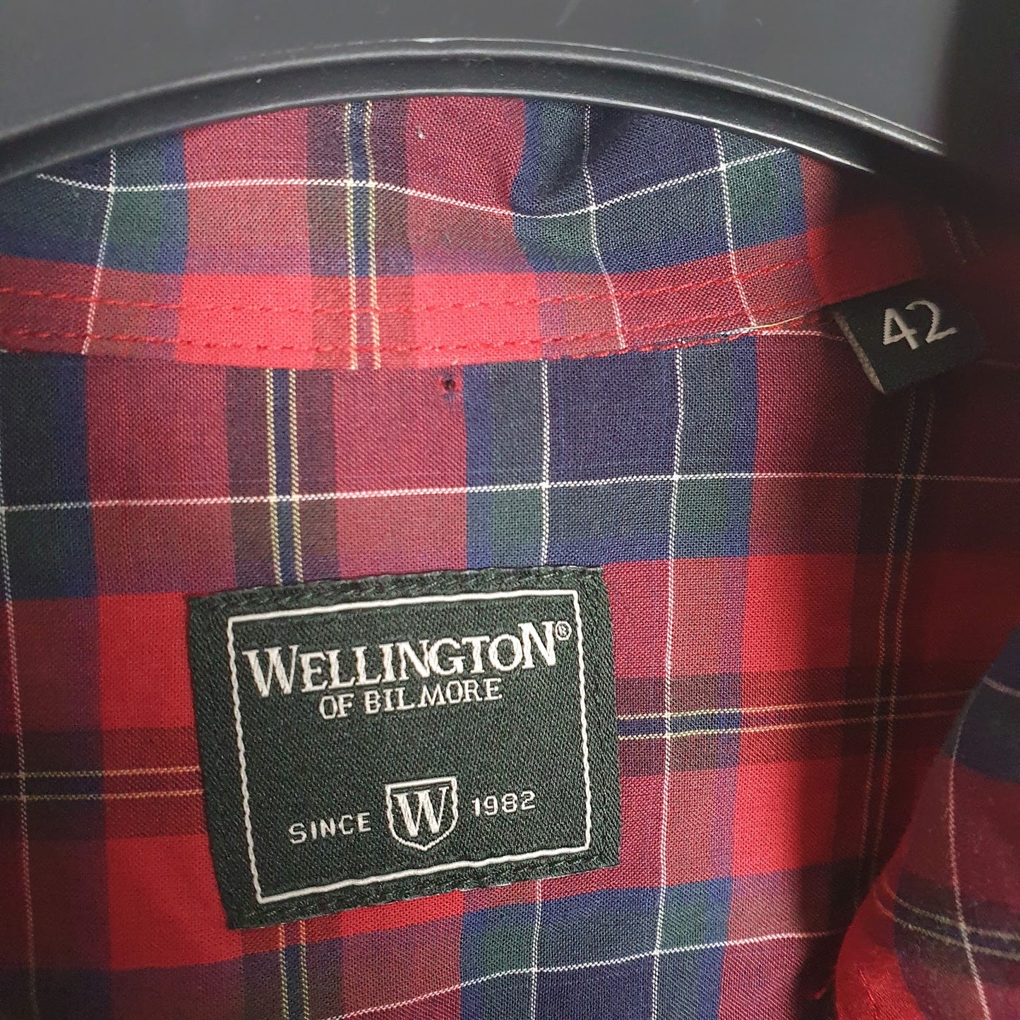 Mens Red Wellington   Shirt