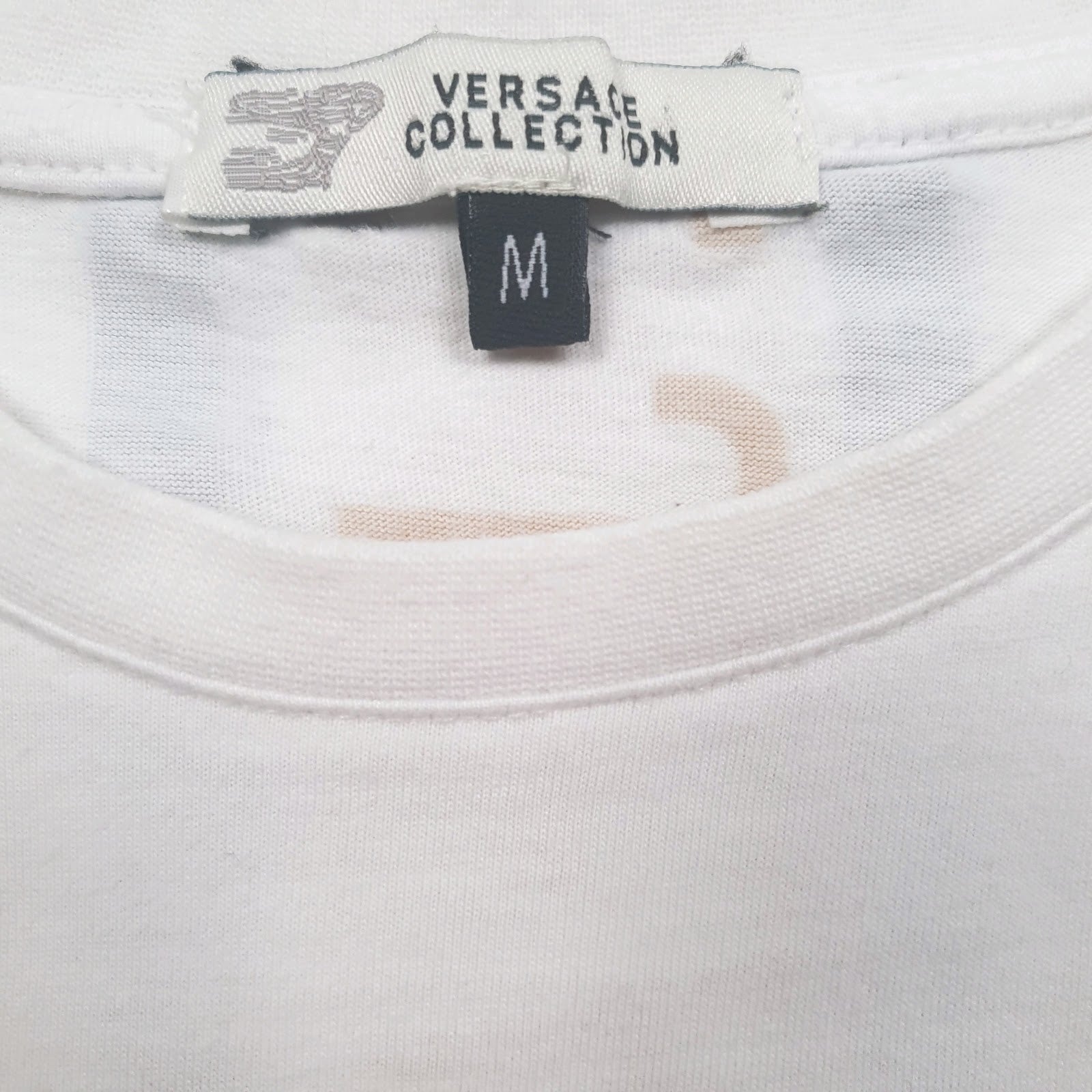 Mens White Versace   T Shirt