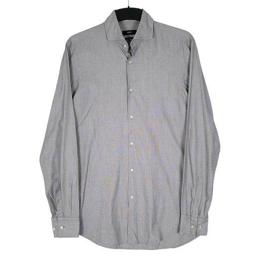 Mens Grey Hugo Boss  Long Sleeve Shirt