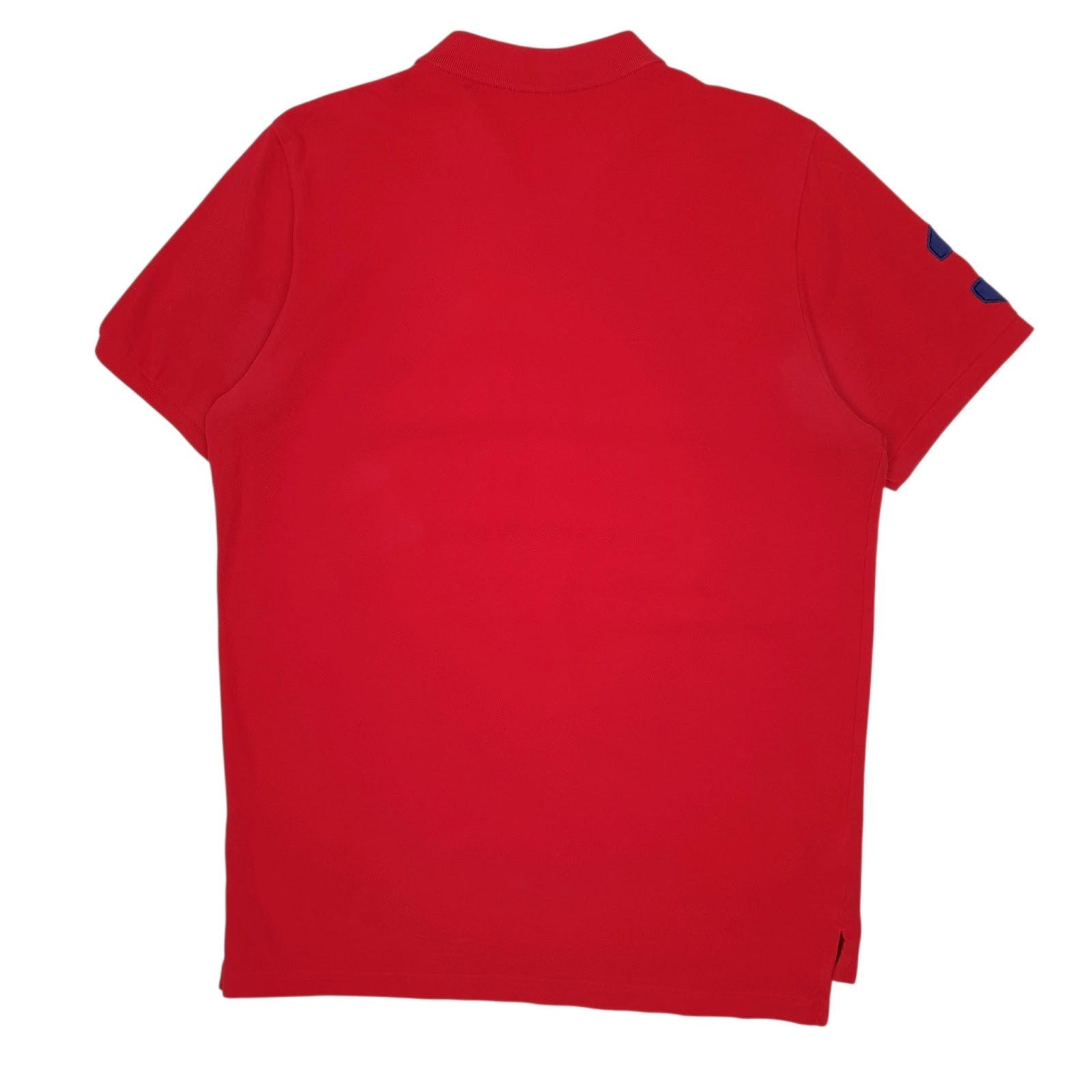 Mens Red U.S. POLO ASSN.  Hoodie Polo Shirt