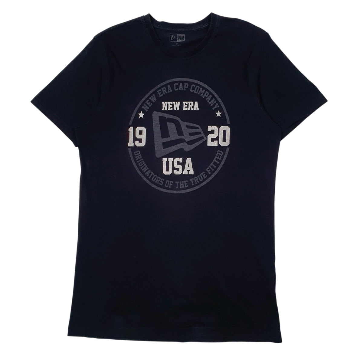Mens Black New Era  Short Sleeve T Shirt