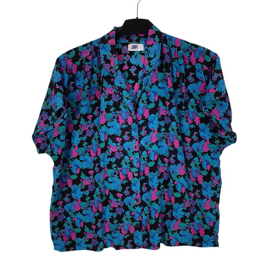 Womens Black Josette Dardot  Short Sleeve Shirt