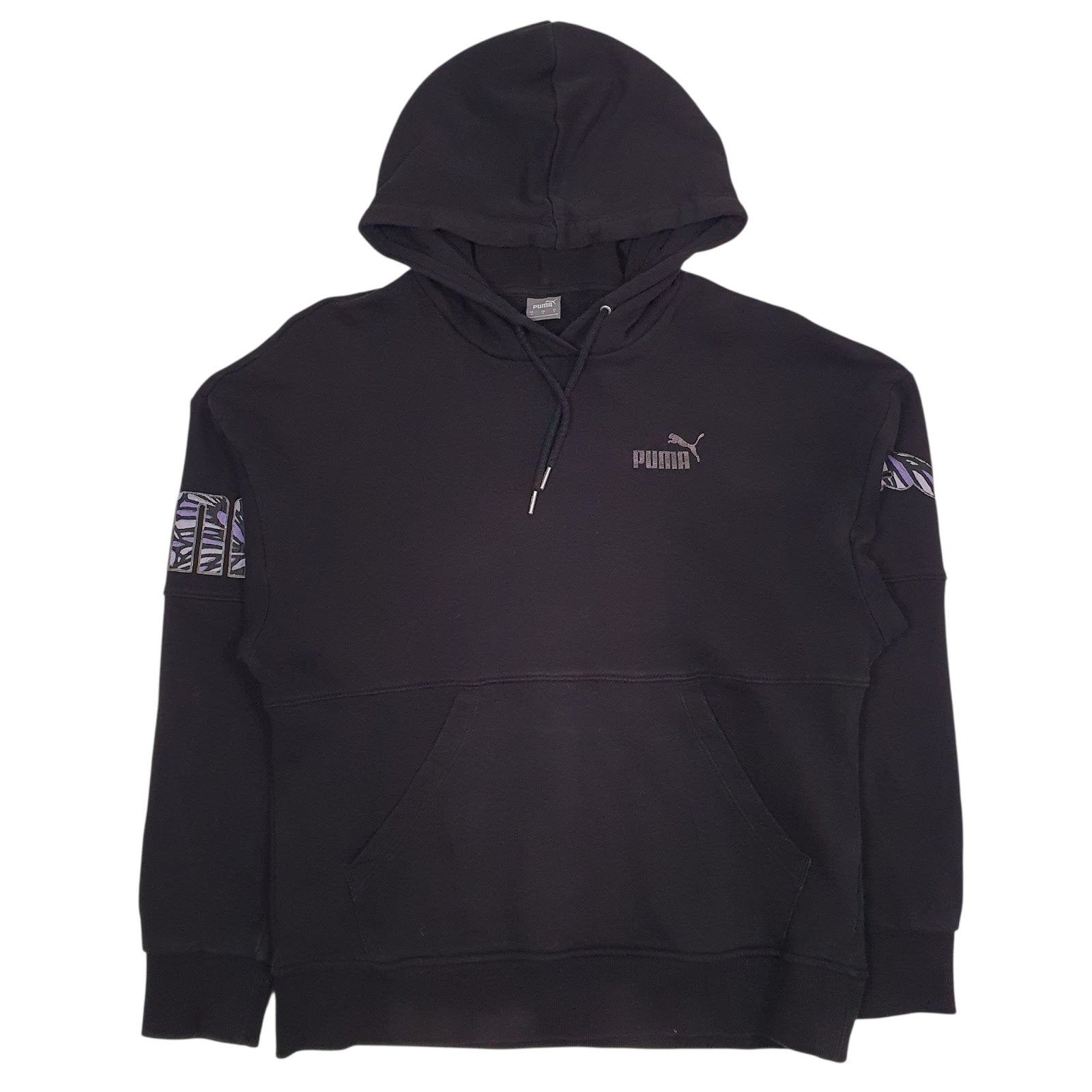 Womens Black Puma  Hoodie Jumper