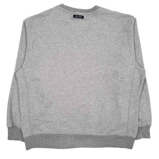 Mens Grey Nautica  Crewneck Jumper