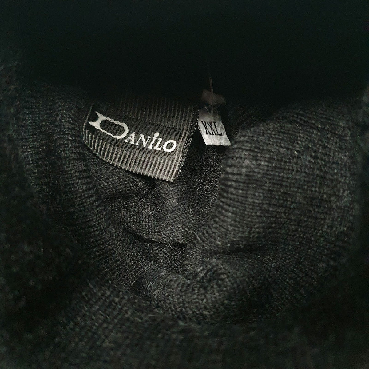 Mens Grey Danilo  Turtle Neck Jumper