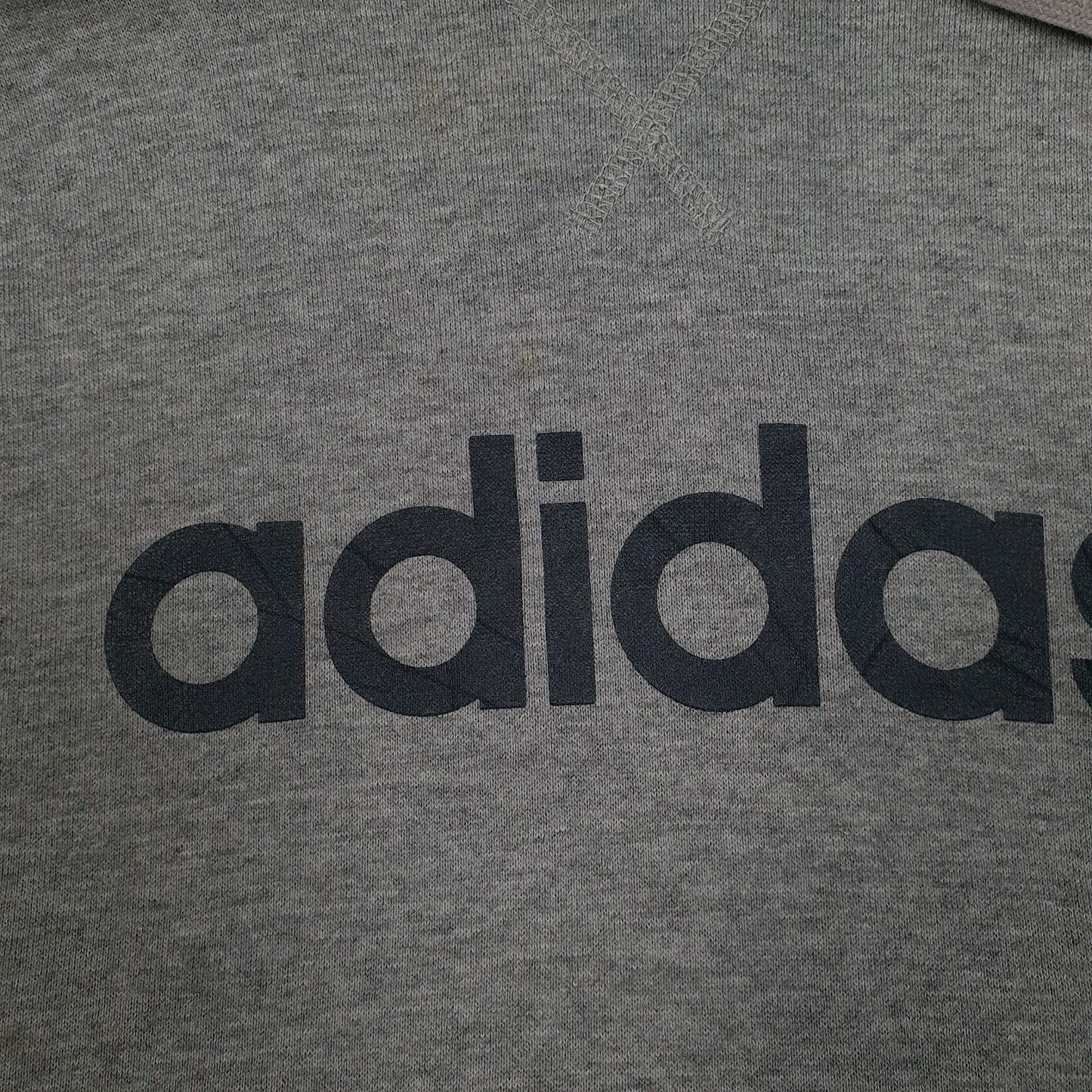 Mens Grey Adidas  Hoodie Jumper