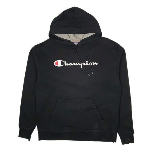 Mens Black Champion  Hoodie Jumper