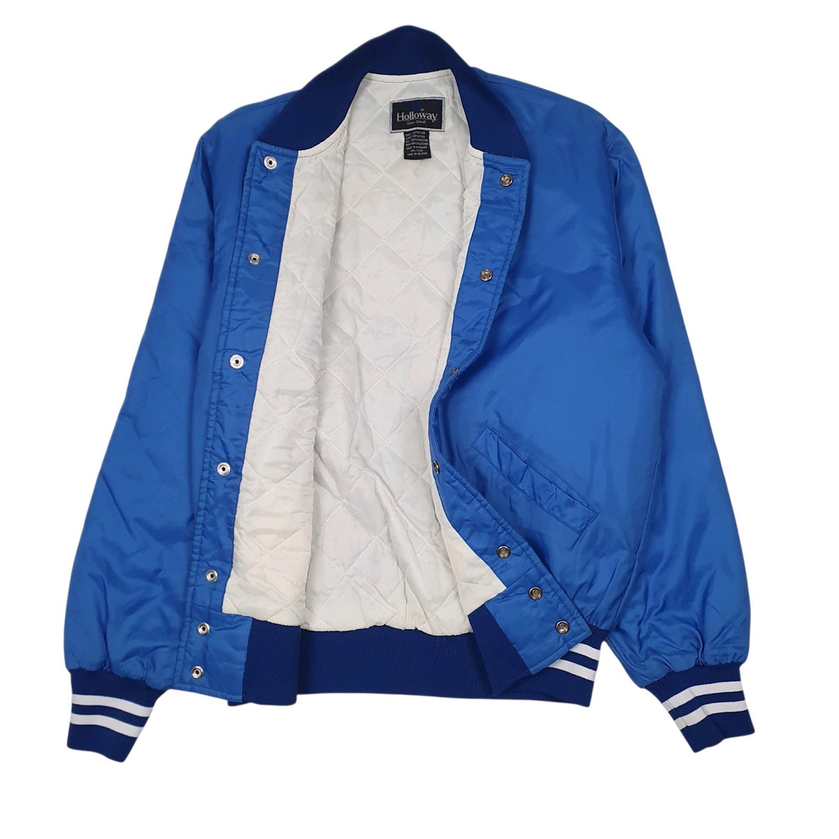 Mens Blue Holloway Vintage 90s JR. Icemen  Coat