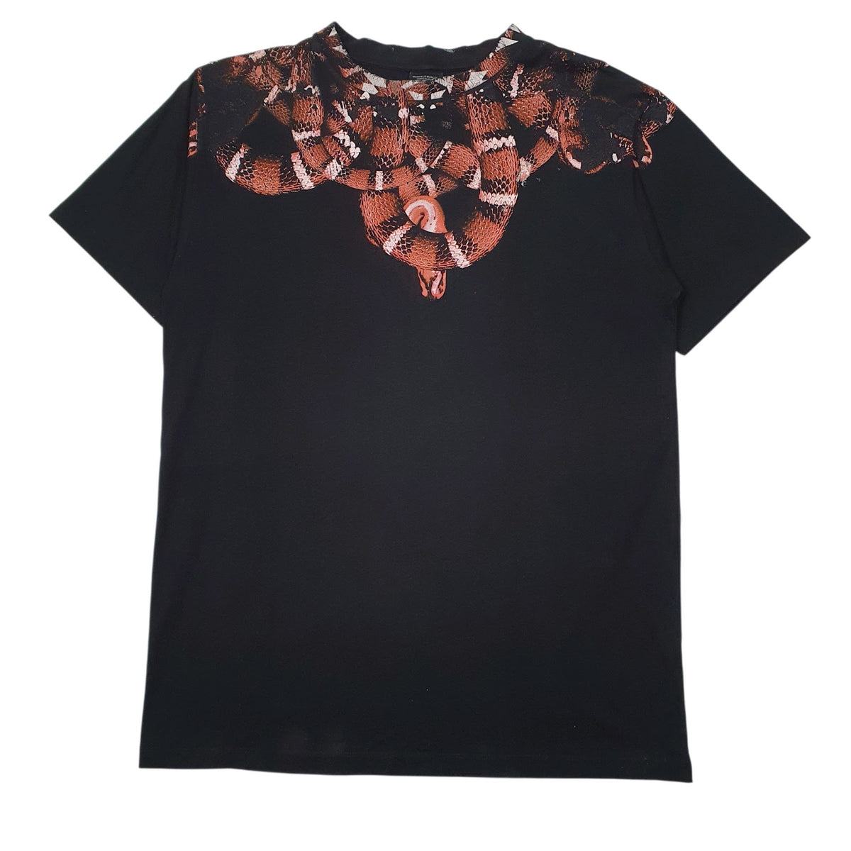 Mens Black Marcelo Burlon  Short Sleeve T Shirt