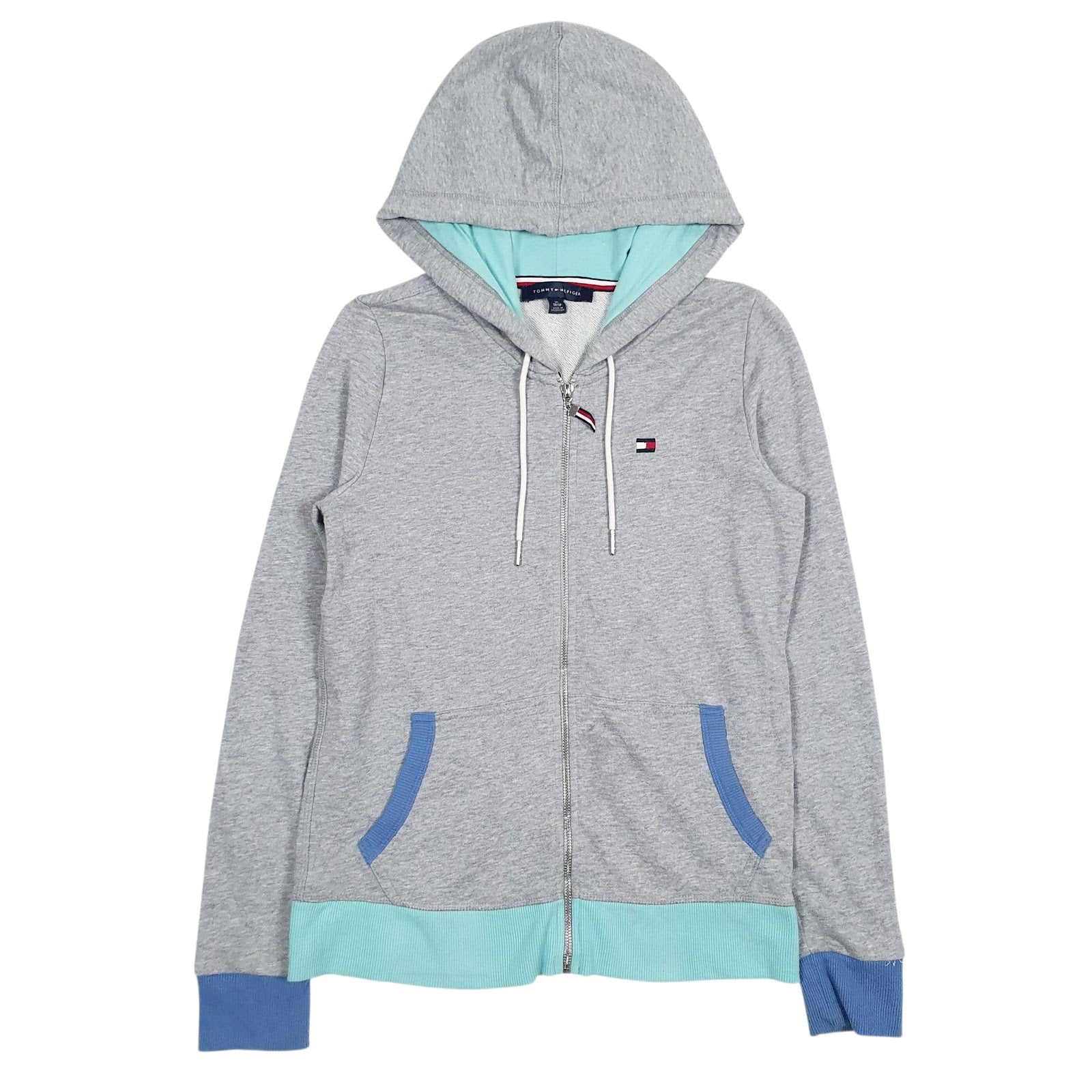 Mens Grey Tommy Hilfiger  Full Zip Jumper
