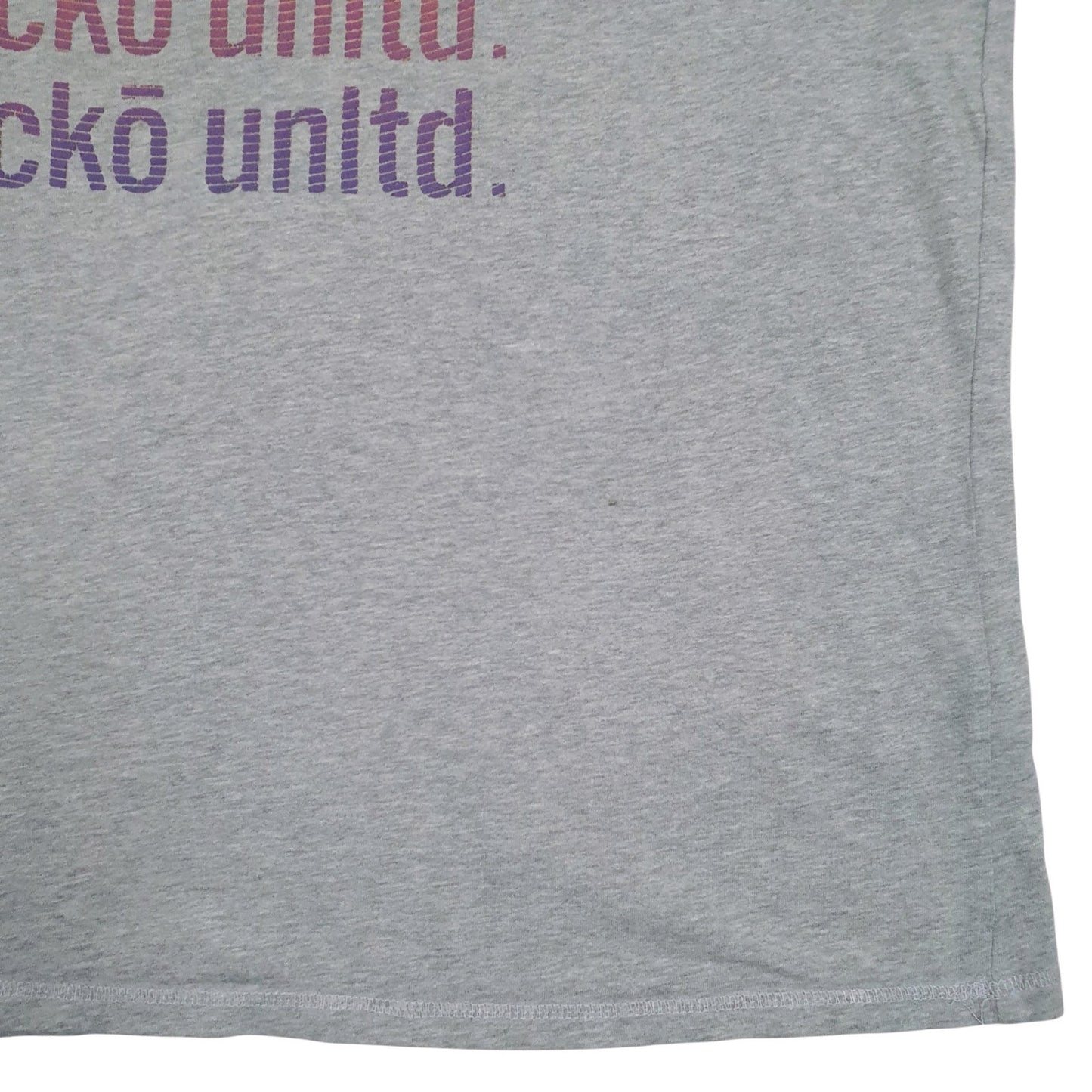 Mens Grey Ecko Unltd Spellout  T Shirt