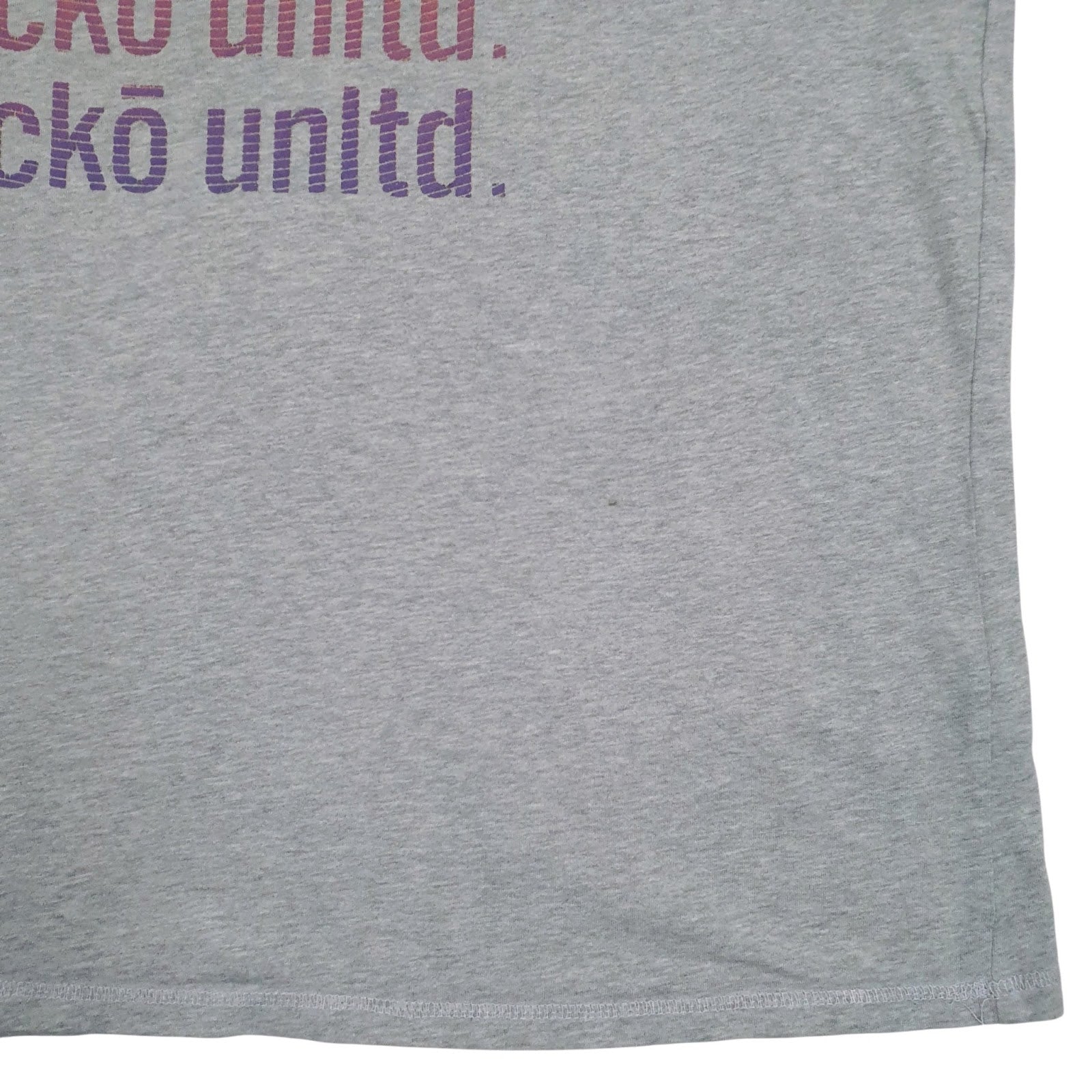 Mens Grey Ecko Unltd Spellout  T Shirt