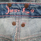 Womens Blue Just L Distressed  Jeans