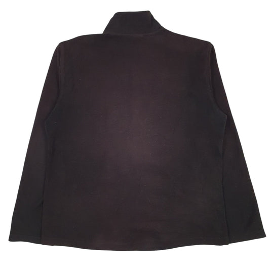 Mens Black Starter  Full Zip Jumper