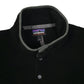 Mens Black Patagonia Synchilla Quarter Zip Jumper