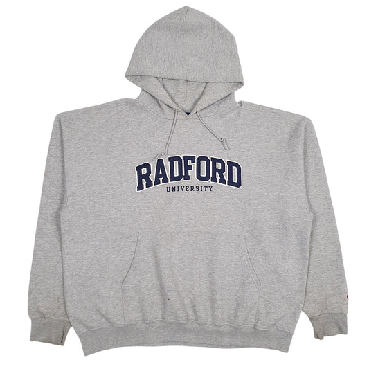 Mens Grey Champion Bradford University Hoodie Jumper
