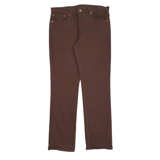Mens Brown Levis  511 JeansW34 L30