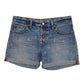 Womens Blue Levis 501 Denim Shorts