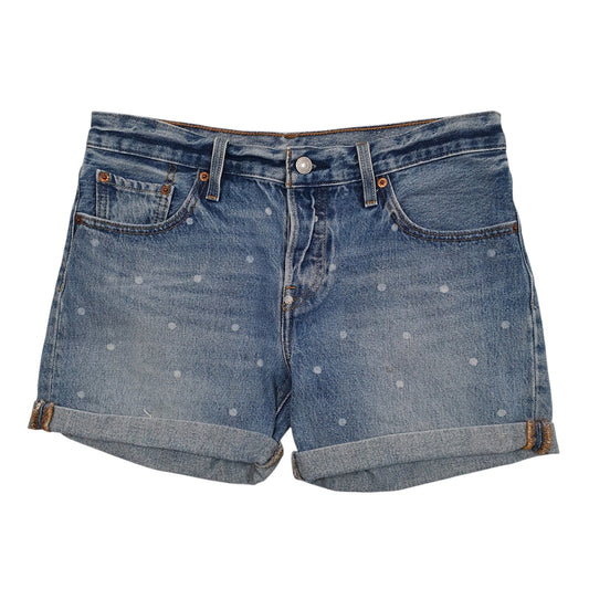 Womens Blue Levis 501 Denim Shorts