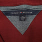 Womens Red Tommy Hilfiger  V Neck Jumper