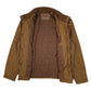 Mens Brown Levis Bomber Quilt Lined  Coat