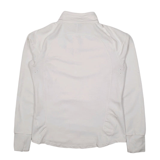 Womens Beige Nike Vintage 2000s Quarter Zip Jumper