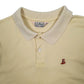Mens Yellow L.L.Bean Vintage 1980s Cardigan Polo Shirt