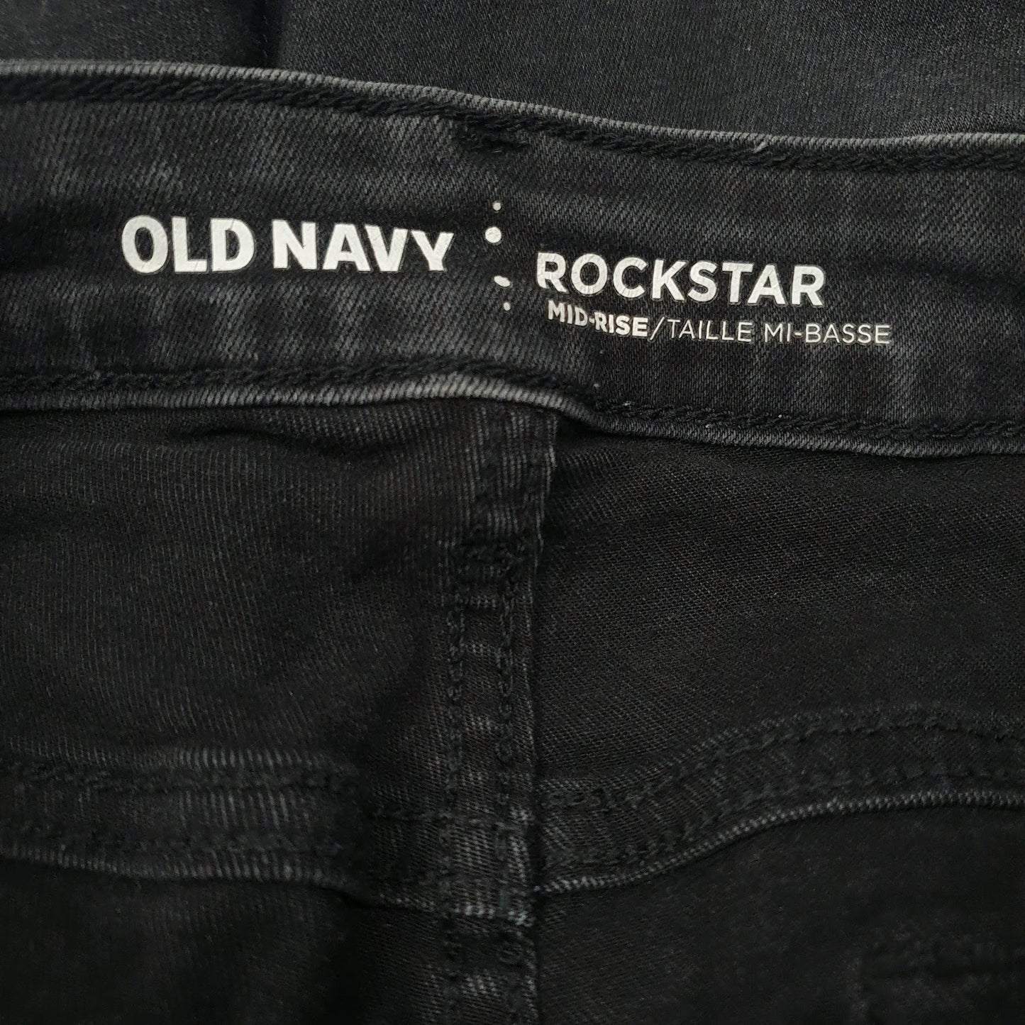 Womens Grey Old Navy Embroidered Distressed  Jeans