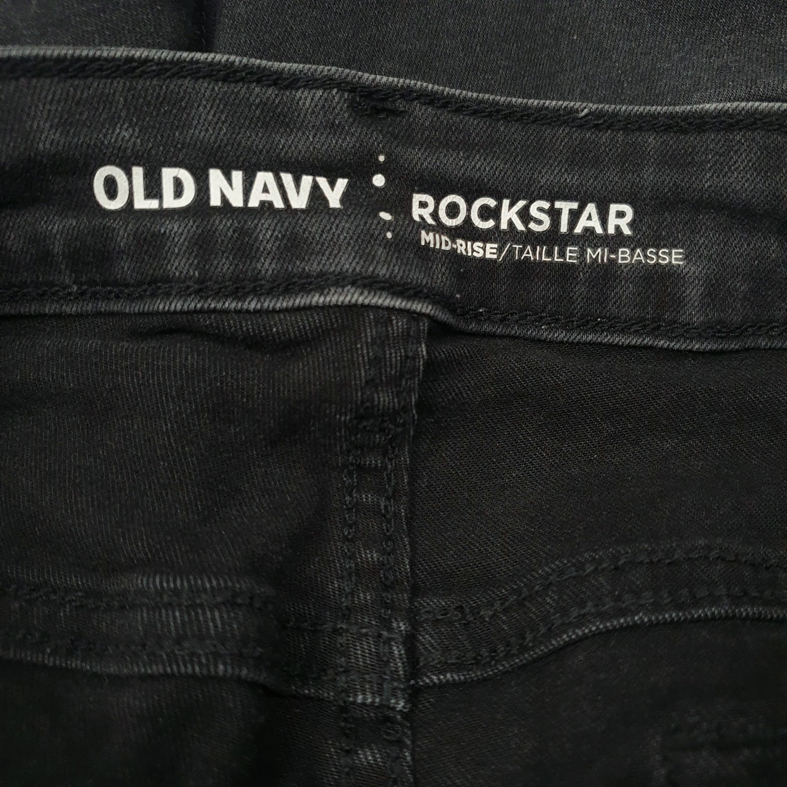 Womens Grey Old Navy Embroidered Distressed  Jeans