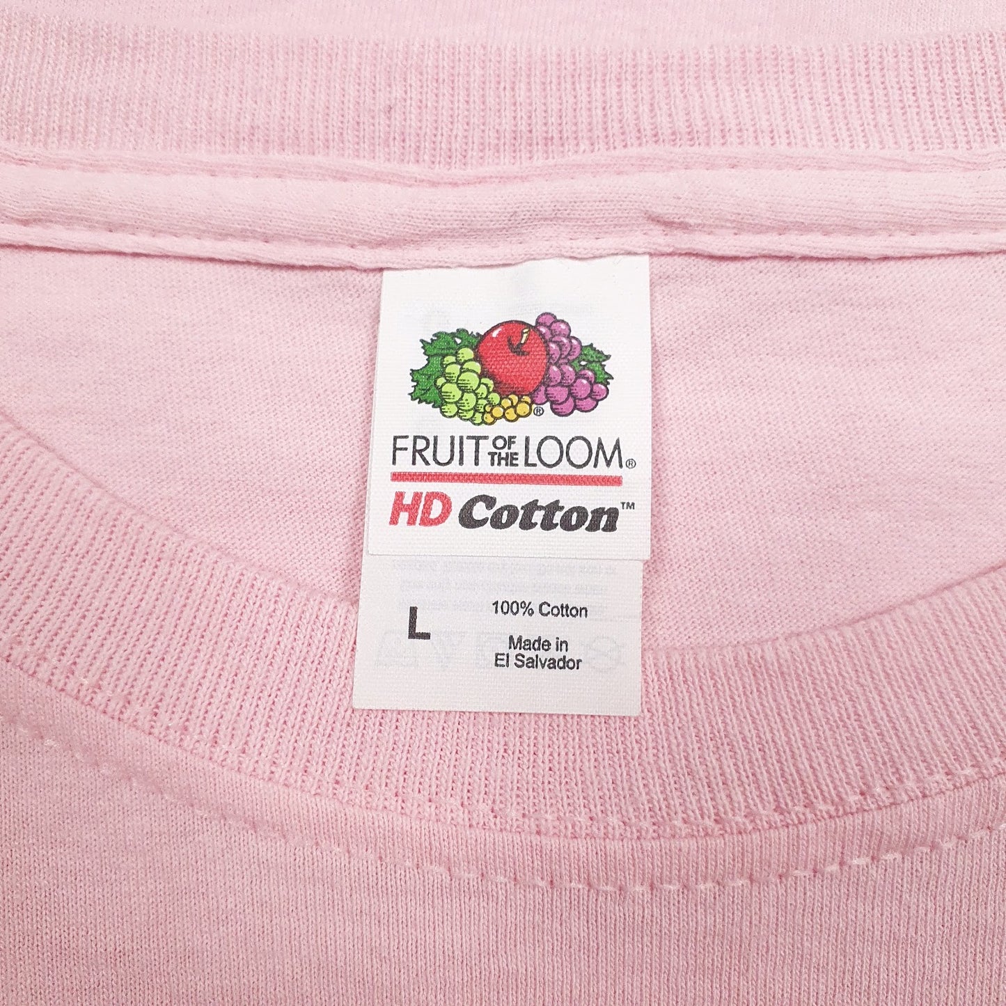 Mens Pink Fruit Of The Loom Together We Fight  T Shirt