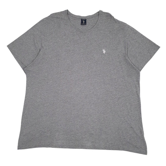 Mens Grey US Polo Assn  Short Sleeve T Shirt