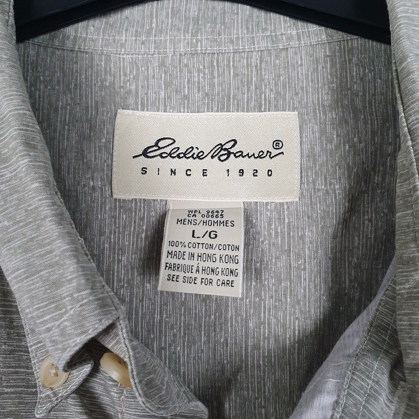 Mens Grey Eddie Bauer   Shirt