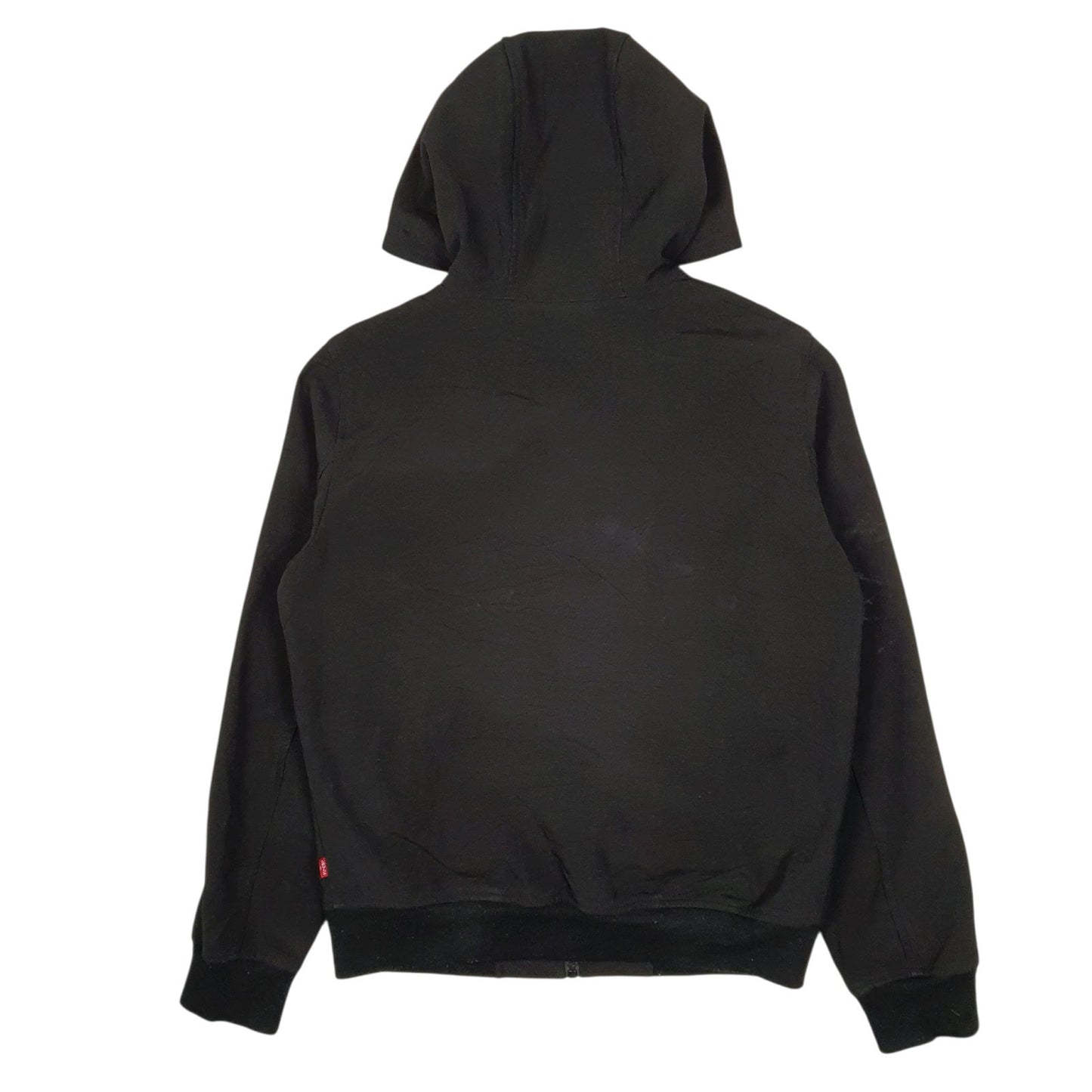 Mens Black Levis Windbreaker Hoodie  Coat