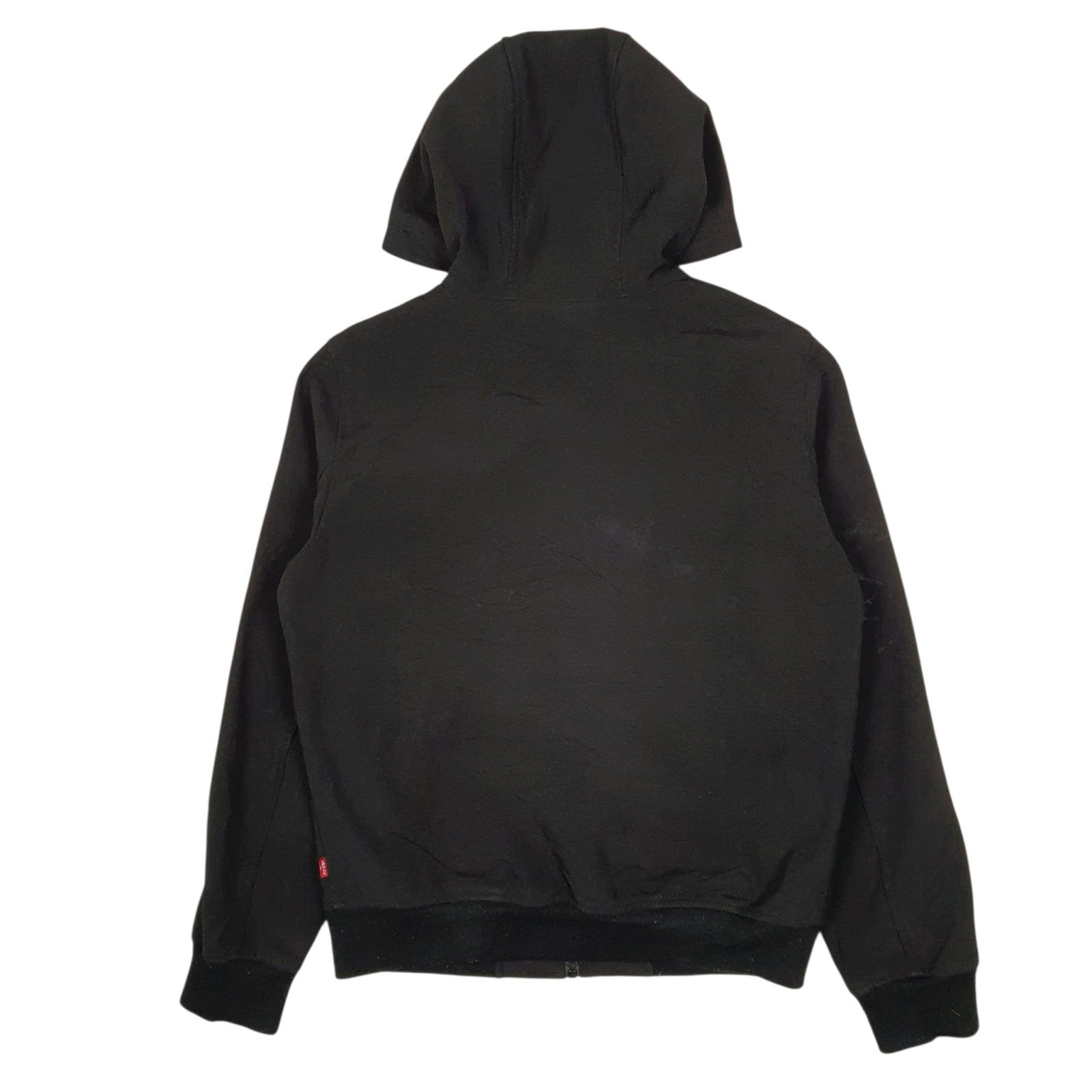 Mens Black Levis Windbreaker Hoodie  Coat