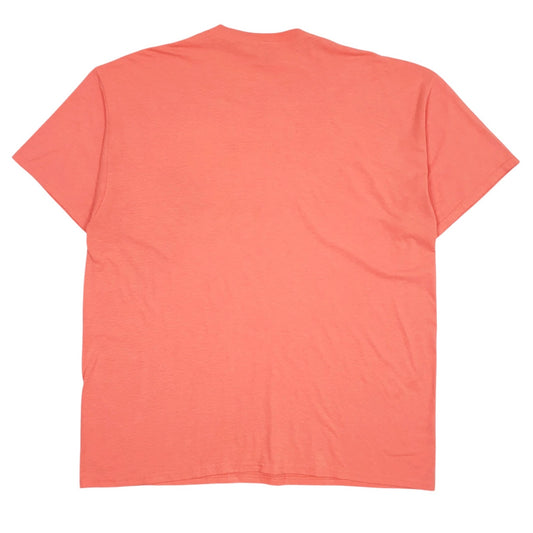 Mens Pink Fruit Of The Loom Wyoming  T Shirt